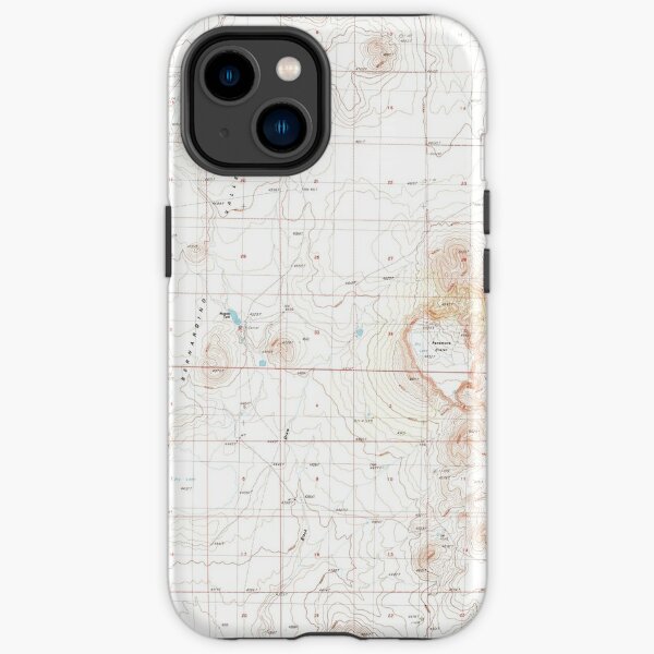 USGS TOPO Map Arizona AZ Paramore Crater 312774 1987 24000 iPhone Tough Case RB1906 product Offical paramore Merch